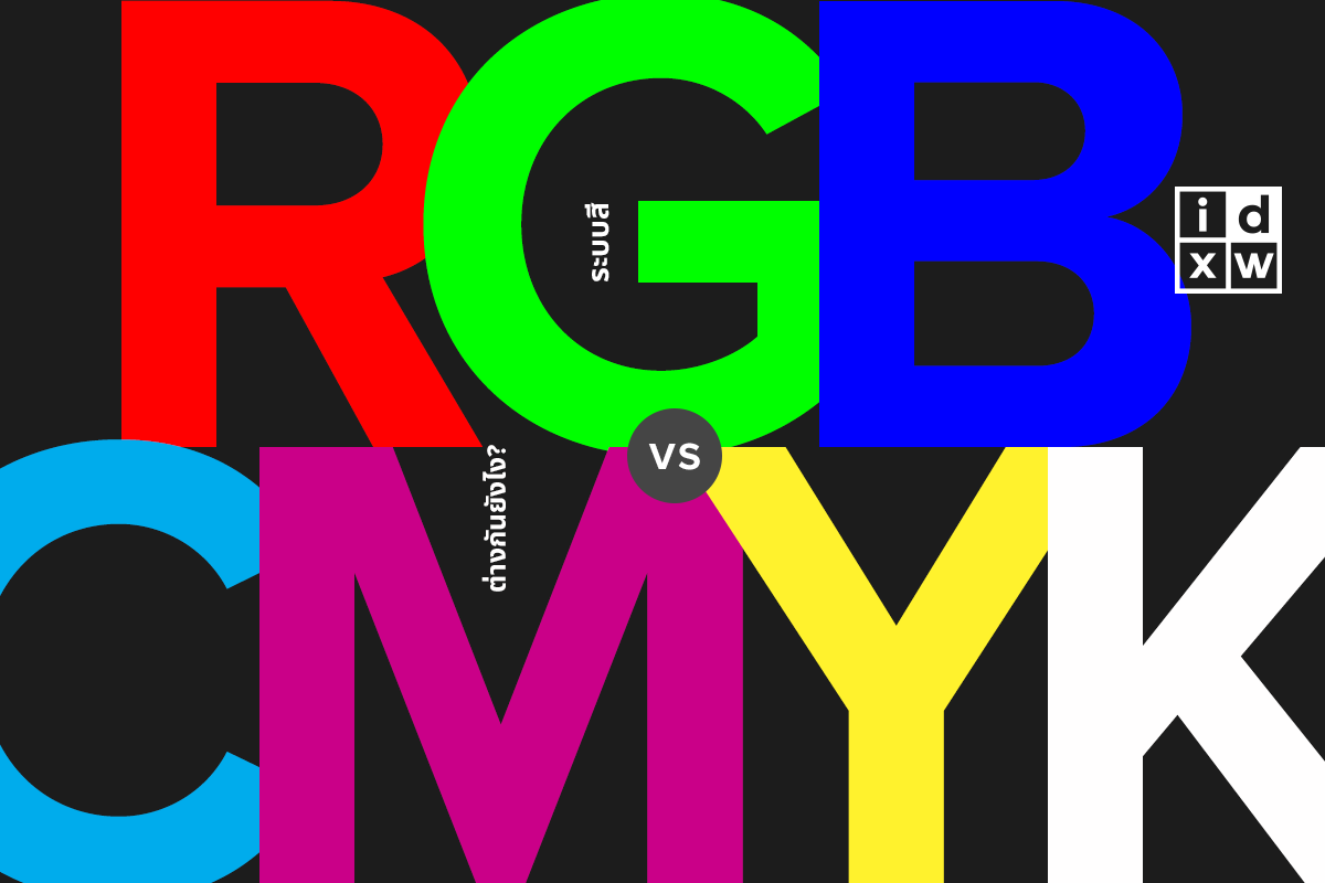 ว่าด้วยเรื่องระบบสี RGB vs CMYK